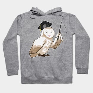 Owl as Teacher with Pointer Hoodie